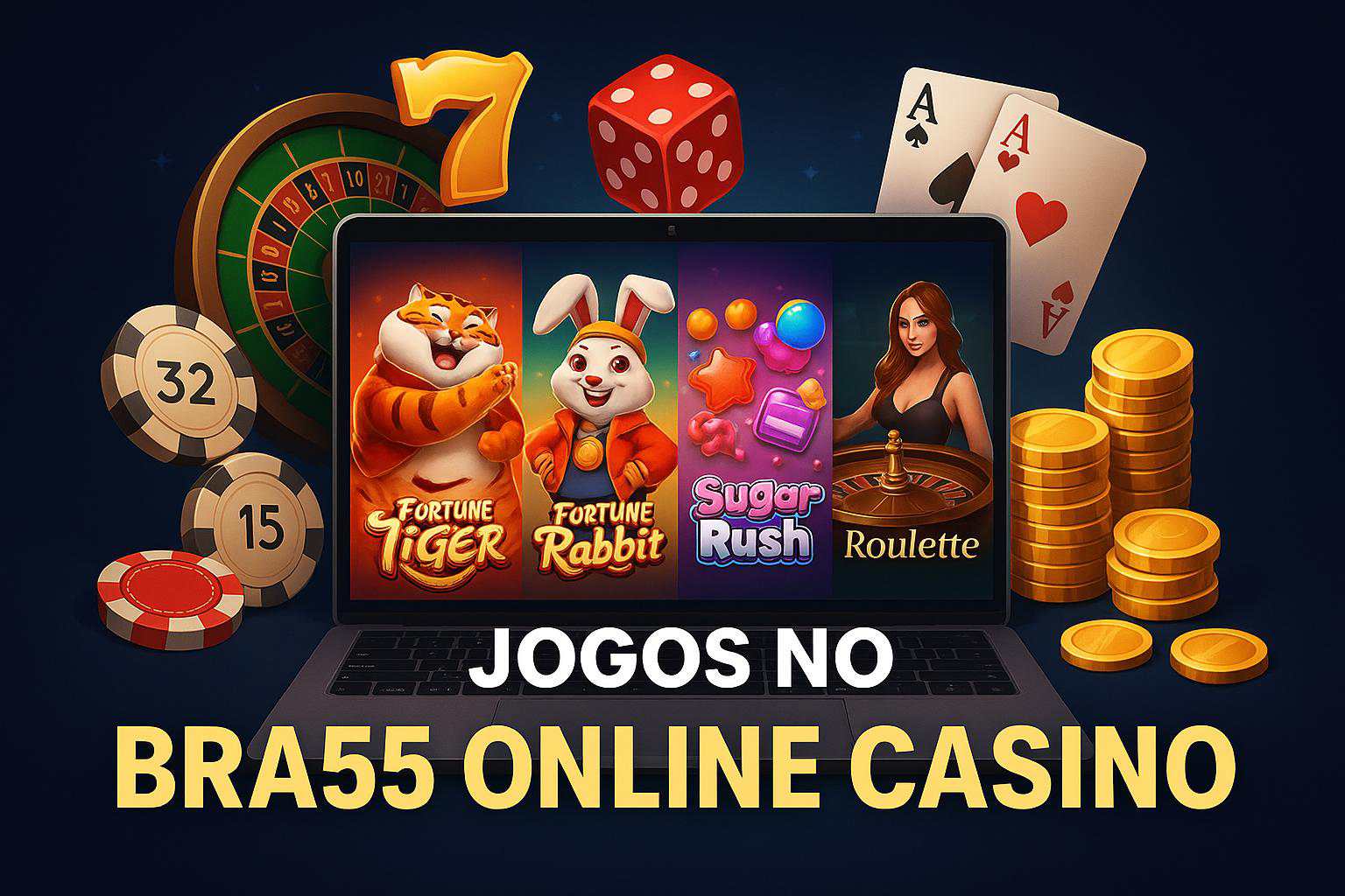 Jogos de cassino online inovadores e emocionantes na BRA55