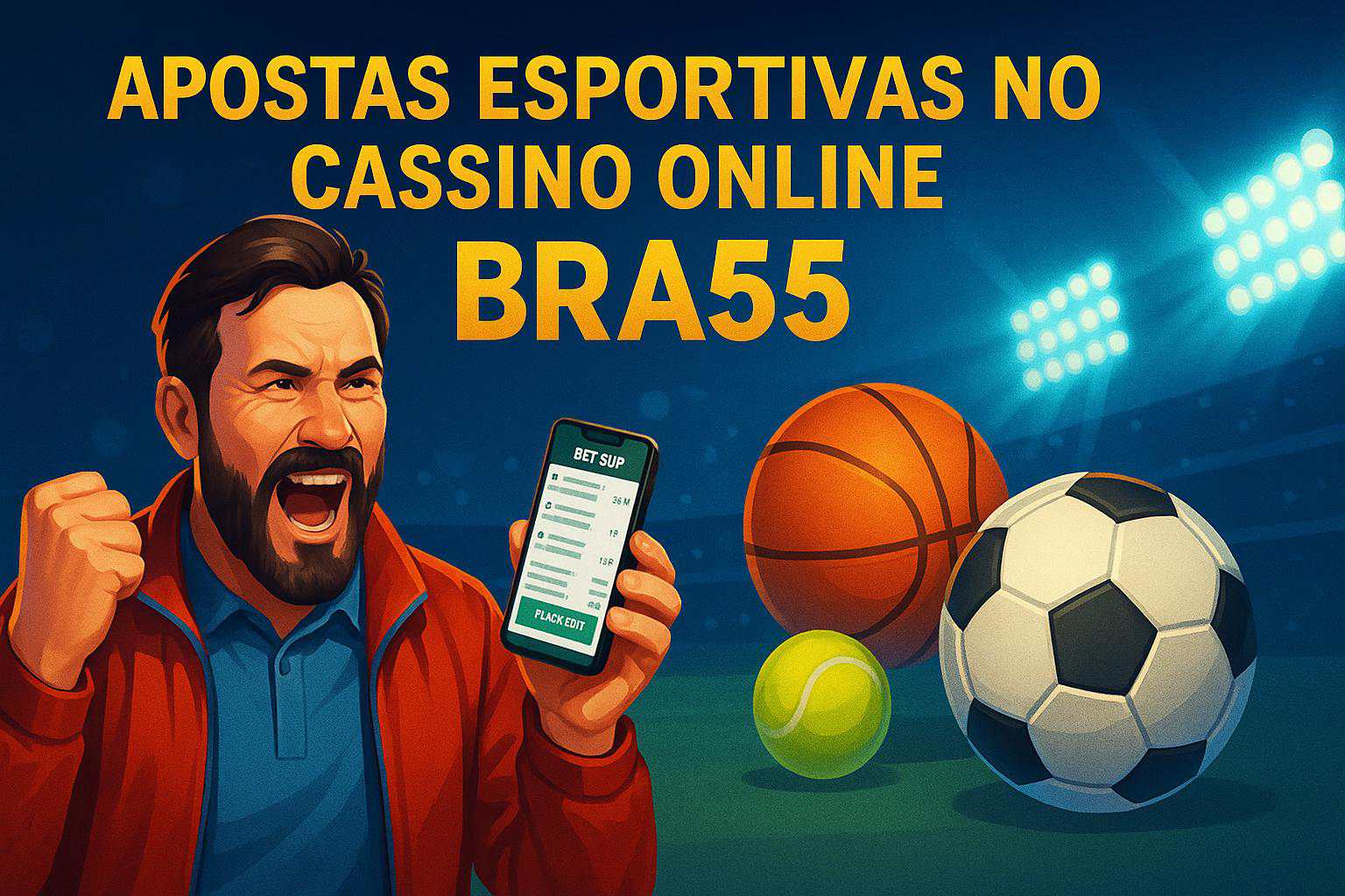 Aposte em apostas esportivas no cassino online BRA55