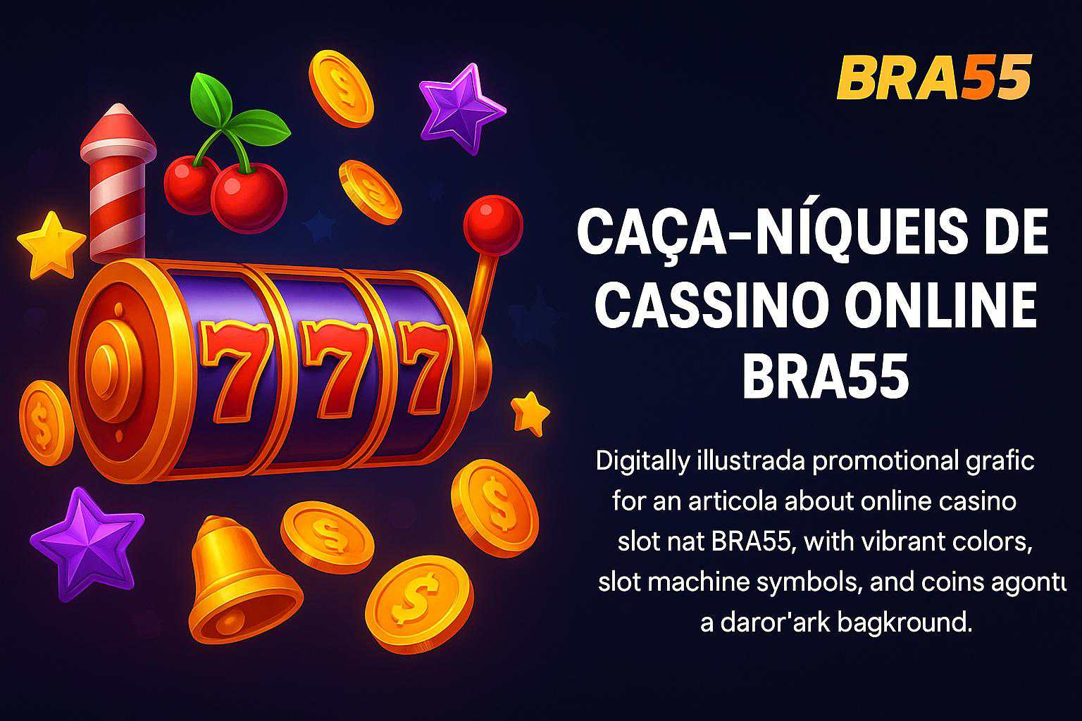 Explore o mundo das slot machines no BRA55 Casino
